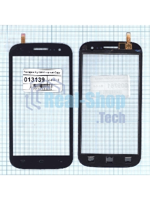 Сенсорное стекло (тачскрин) для Fly IQ451 Quattro Vista, черное