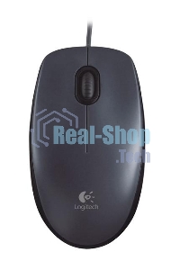 Мышь проводная Logitech M90 черный/серый, 1000 dpi, USB, кнопки - 3