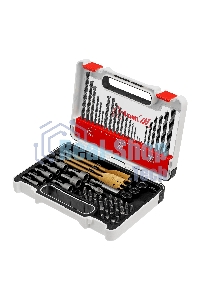 Набор сверл Matrix комб.,мет.1-6мм,бет.3-8мм,дер.3-8мм, перки,бит.30шт,адап.,голов.8шт,71пр., PRO