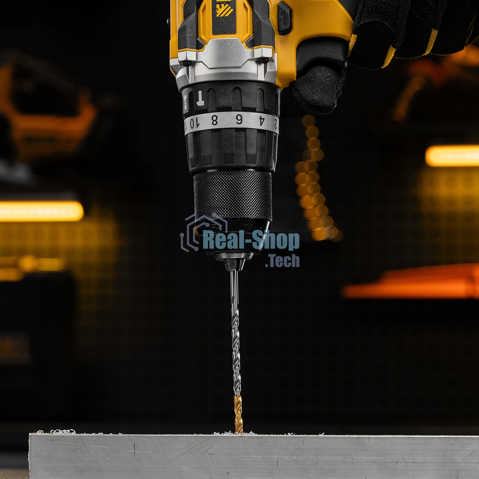 Сверло спиральное по металлу Denzel 4,2 х 119 мм, Р6М5, Golden Tip, удлиненное