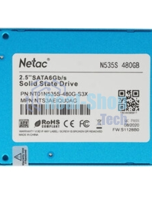 Накопитель SSD Netac N535S, 480Gb, SATA III, 2.5