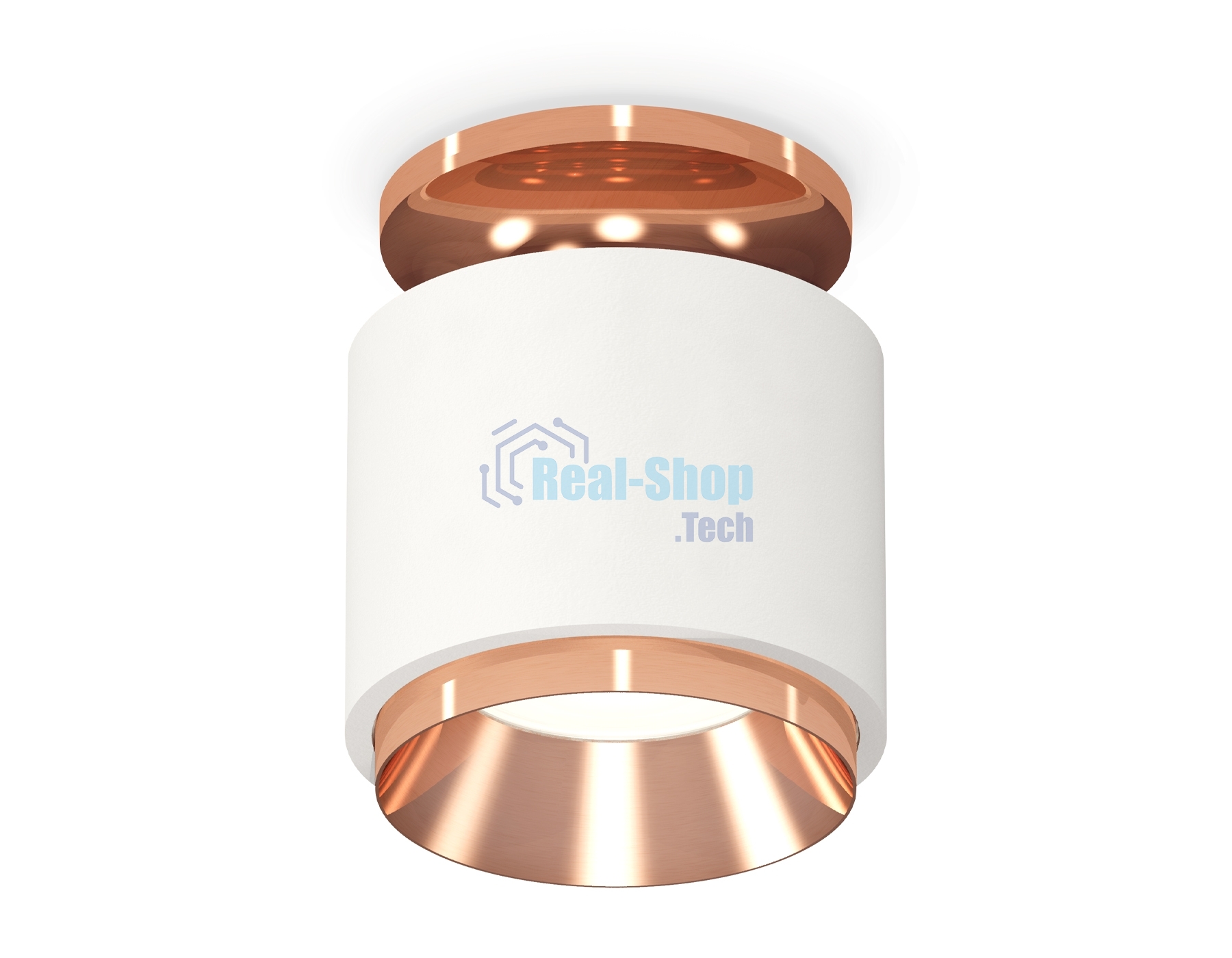 Светильник Ambrella Light XS7510140 SWH/PPG белый песок/золото розовое полированное MR16 GU5.3 (N7930, C7510, N7035)