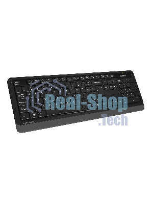 Комплект клавиатура+мышь A4Tech FStyler FG1010S беспроводной, USB, 2000 DPI, чёрный/серый