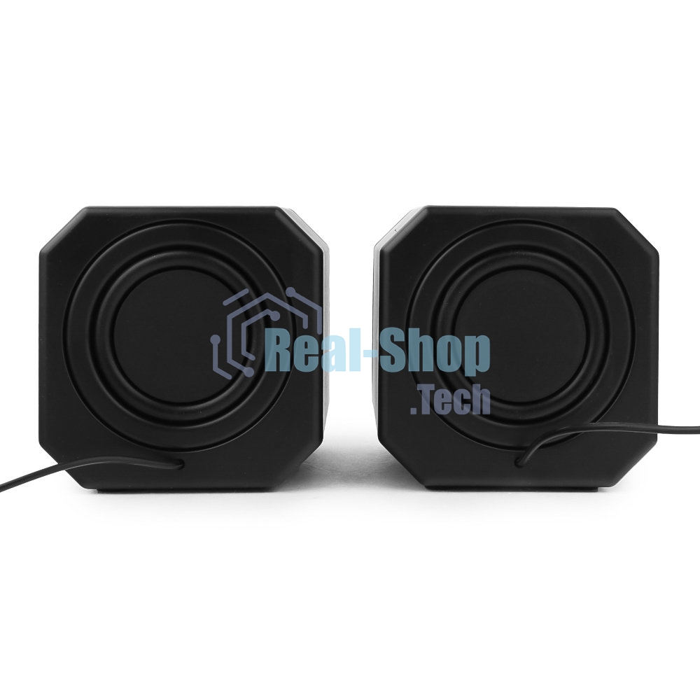 Акустическая система 2.0 Gembird SPK-405, пассив. излучатели, черный, 5 Вт, рег. громкости USB-питание