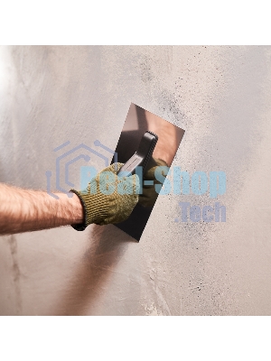 Гладилка нержавеющая Rexant 130х270 мм, пластиковая ручка