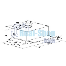 Вытяжка телескопическая LEX Hubble 500 черный, 50 см, 650 куб. м/ч, 48 дБ