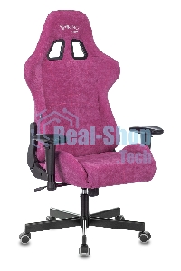 Кресло игровое Бюрократ VIKING KNIGHT LT15 FABRIC малиновый крестовина металл/пластик