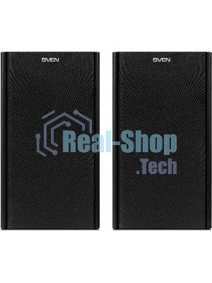 Акустическая система SVEN SPS-614 2.0 (2x20W, Bluetooth, дерево, black)