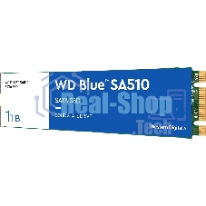 Накопитель SSD WD Blue SA510 WDS100T3B0B, 1Tb, SATA III, M.2 2280, R/W 560/520