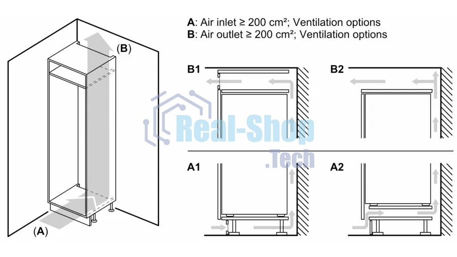 Морозильная камера Bosch GIN81AE30M Встраиваемая