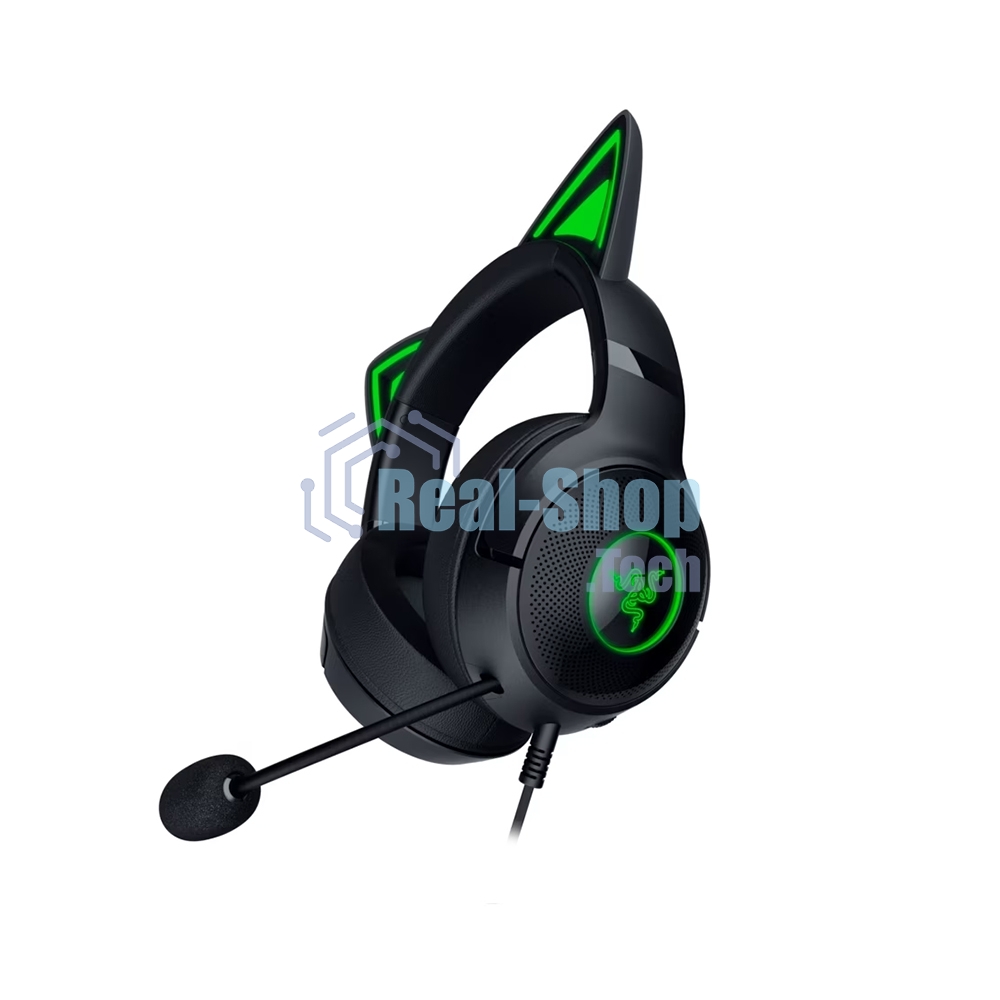 Гарнитура проводная Razer Kraken Kitty V2 - черный Headset черный
