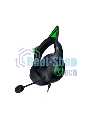 Гарнитура Razer Kraken Kitty V2 чёрный, проводная, USB, подсветка