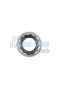 Головка торцевая, 15 мм, 12-гранная, CrV,под квадрат 1/2