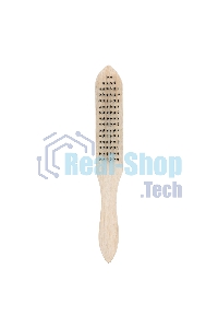 Щетка 6-рядная металлическая с деревянной ручкой Sparta