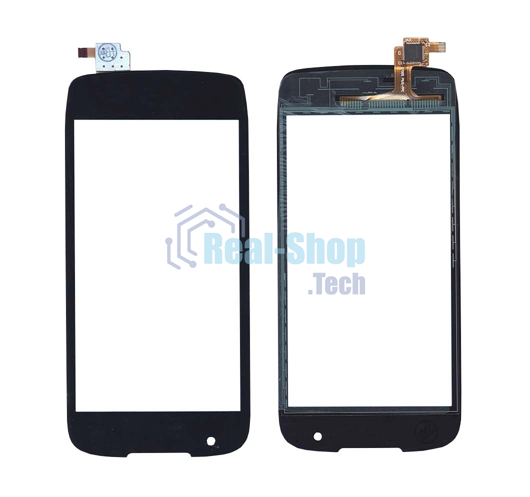 Сенсорное стекло (тачскрин) для Fly IQ4405 Quad EVO Chic 1, черное