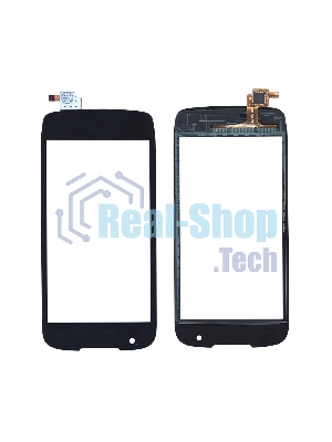 Сенсорное стекло (тачскрин) для Fly IQ4405 Quad EVO Chic 1, черное