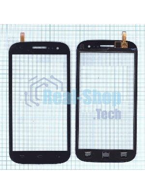 Сенсорное стекло (тачскрин) для Fly IQ451 Quattro Vista, черное