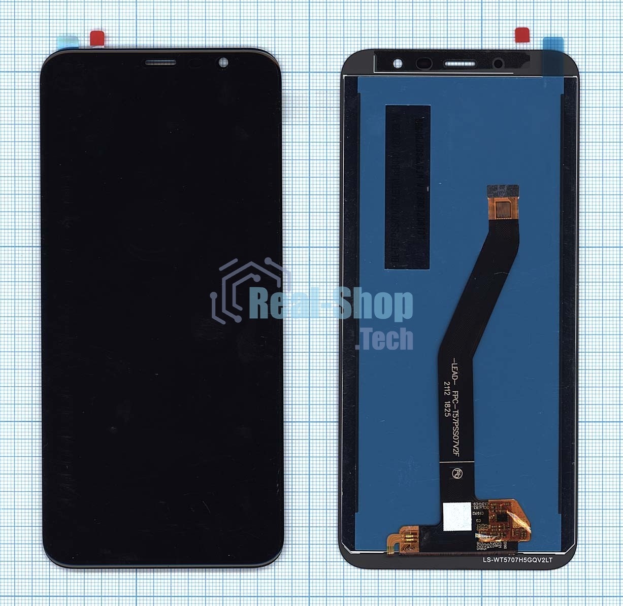 Дисплей для Meizu M6T черный