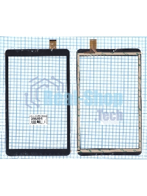 Сенсорное стекло (тачскрин) YLD-CEGA636-FPC-A0, черное