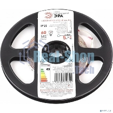 Лента светодиодная ЭРА LS2835 -4,8-60-12-6500K-IP20-1 year-5m