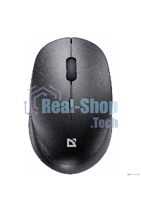 Мышь беспроводная Defender Auris MB-027 черный, 1600 dpi, радиоканал, USB, кнопки - 4