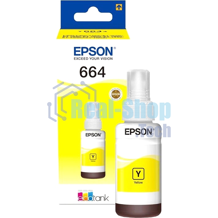 Чернила для Epson C13T66444A Epson L100 (yellow) 70 мл