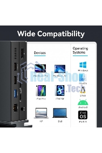 Мультифункциональная док-станция Vention USB Type C 14 в 1 с поддержкой Thunderbolt 4