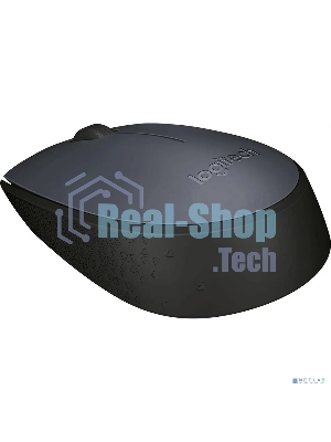 Мышь беспроводная Logitech M170 черный/темно-серый, 1000 dpi, радиоканал, USB, кнопки - 3