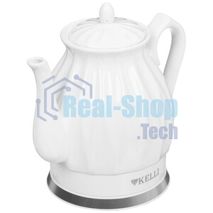 Чайник электрический керамический KELLI KL-1341 бирюзовый