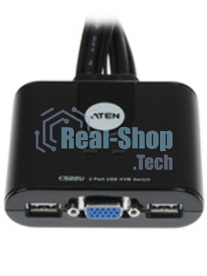 Переключатель ATEN CS22U-(A7) переключатель 2 PORT USB KVM SWITCH