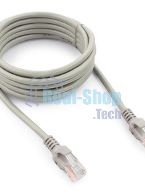 Патч-корд FTP Cablexpert cat.6, 3м, литой, многожильный, серый