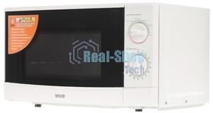 Микроволновая печь Mystery MMW-2012 белый, 20 л, 800 Вт, переключатели - поворотный механизм