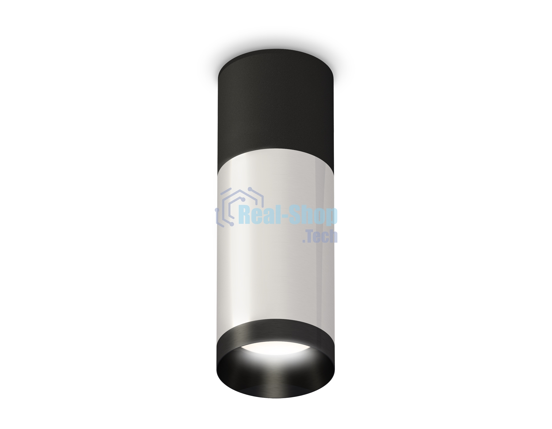 Светильник Ambrella Light XS6324060 SSL/SBK/PBK серебро песок/черный песок/черный полированный MR16 GU5.3
