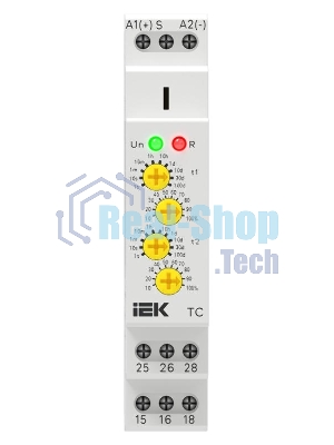 Реле циклическое TC реверсивное 2 контакта 12-240В AC/DC AC