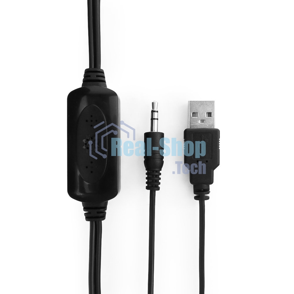 Акустическая система 2.0 Gembird SPK-405, пассив. излучатели, черный, 5 Вт, рег. громкости USB-питание