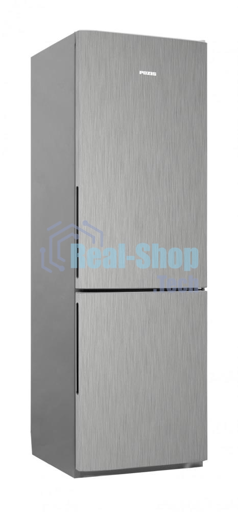 Холодильник Pozis RK FNF-170 серебристый металлик двухкамерный 220/94 л морозилка снизу