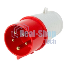 Вилка Rexant 025 переносная 3Р+РЕ+N 32А 380В IP44