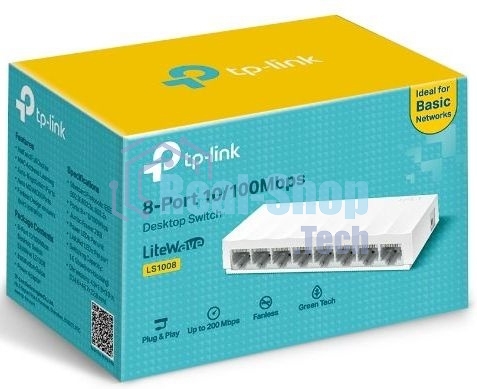 Коммутатор TP-Link LS1008 8x100Mb неуправляемый