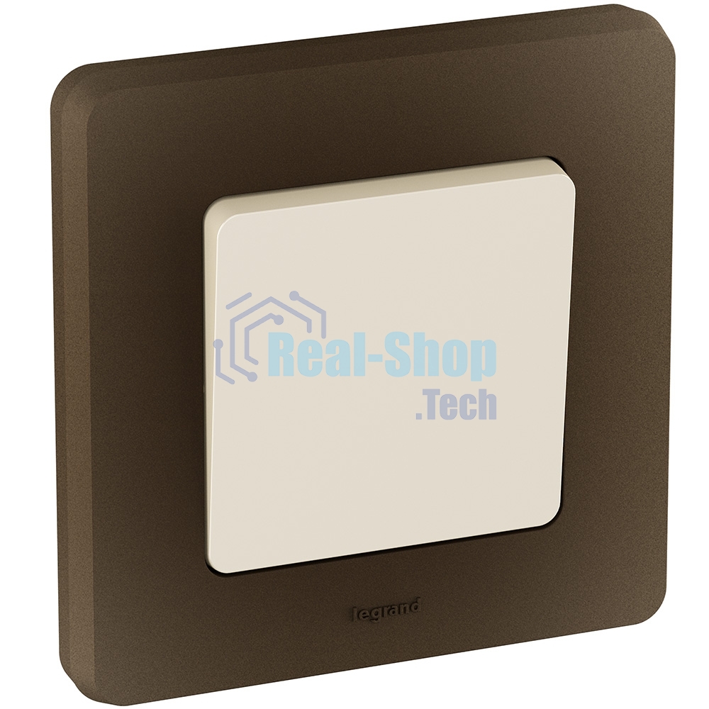 Рамка 1 пост. бронза Inspiria