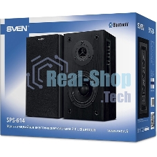 Акустическая система Sven SPS-614 2.0 (2x20W, Bluetooth, дерево, black)
