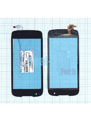 Сенсорное стекло (тачскрин) для Fly IQ4405 Quad EVO Chic 1, черное