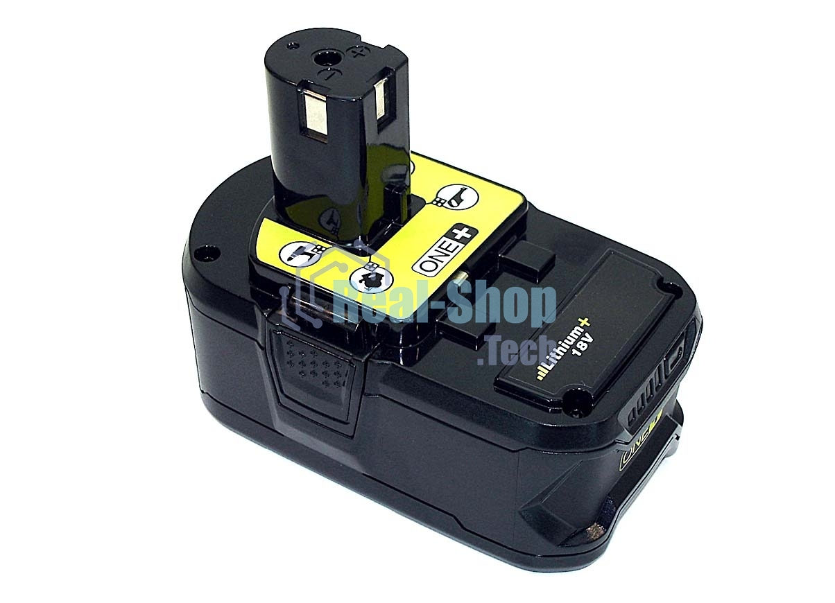 Аккумулятор для RYOBI (p/n: P104, P103, RB18L30) 3Ah 18V Li-Ion