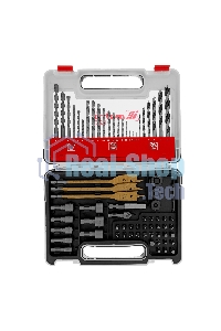 Набор сверл Matrix комб.,мет.1-6мм,бет.3-8мм,дер.3-8мм, перки,бит.30шт,адап.,голов.8шт,71пр., PRO