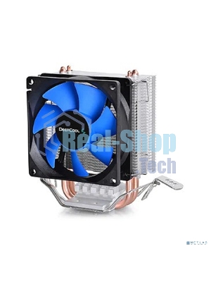 Кулер для процессора DEEPCOOL ICE EDGE MINI FS V2.0 синий, 80 мм, алюминий/медь, 2200 об/мин, 24.7 дБ, 3 pin, 100 Вт, 112 мм