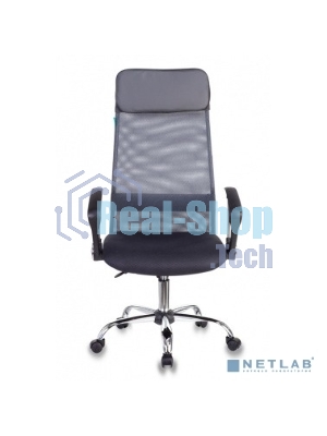 Кресло Бюрократ KB-6N/SL/DG/TW-12 TW-04 TW-12 серый, сетка