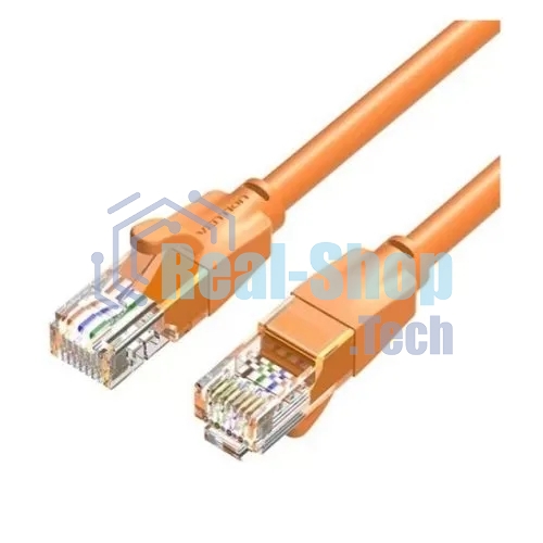 Патч-корд Vention прямой UTP cat.6, RJ45 - 2м. Оранжевый