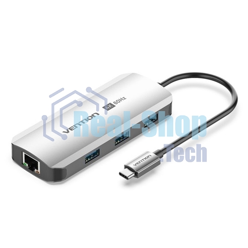 Мультифункциональный хаб Vention USB Type C 6 в 1
