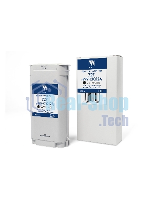 Картридж струйный NVPrint 727 (NV-C1Q12A) Matte Black для HP DesignJet T920/T930/T1500/T1530/T2500/T2530 (300 мл) совместимый