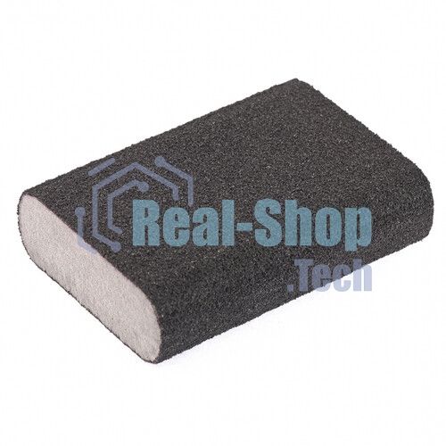 Губка для шлифования Matrix, 100 х 70 х 25 мм, средняя жестк., 3 шт., P 60/80, P 60/100, P 80/120