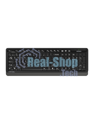 Комплект клавиатура+мышь A4Tech FStyler FG1010S беспроводной, USB, 2000 DPI, чёрный/серый